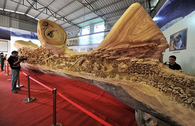 longest-wooden-sculpture-zheng-chunhui-1
