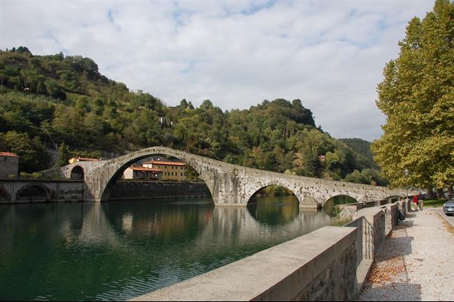 23 - The Devils Bridge On The Outskirts Of Lucca Italy.