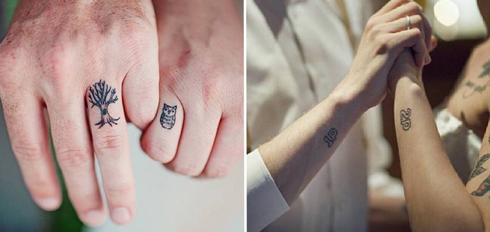 Resultado de imagem para tatuagem de casal