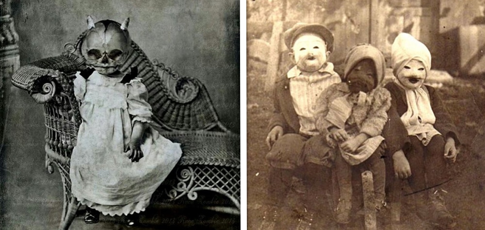 20 Fotos mostrando que as fantasias de Halloween antigas eram bem mais  assustadoras que as de hoje