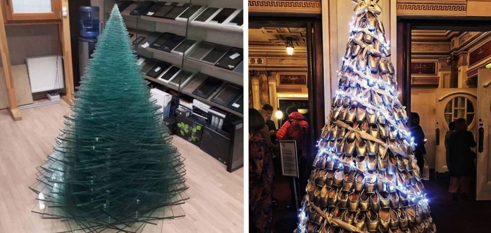 20 Árvores criadas por funcionários que deixaram o Natal mais interessante  em algumas empresas